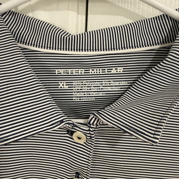 Peter Millar Gray Polo Shirt - Picture 2 of 4